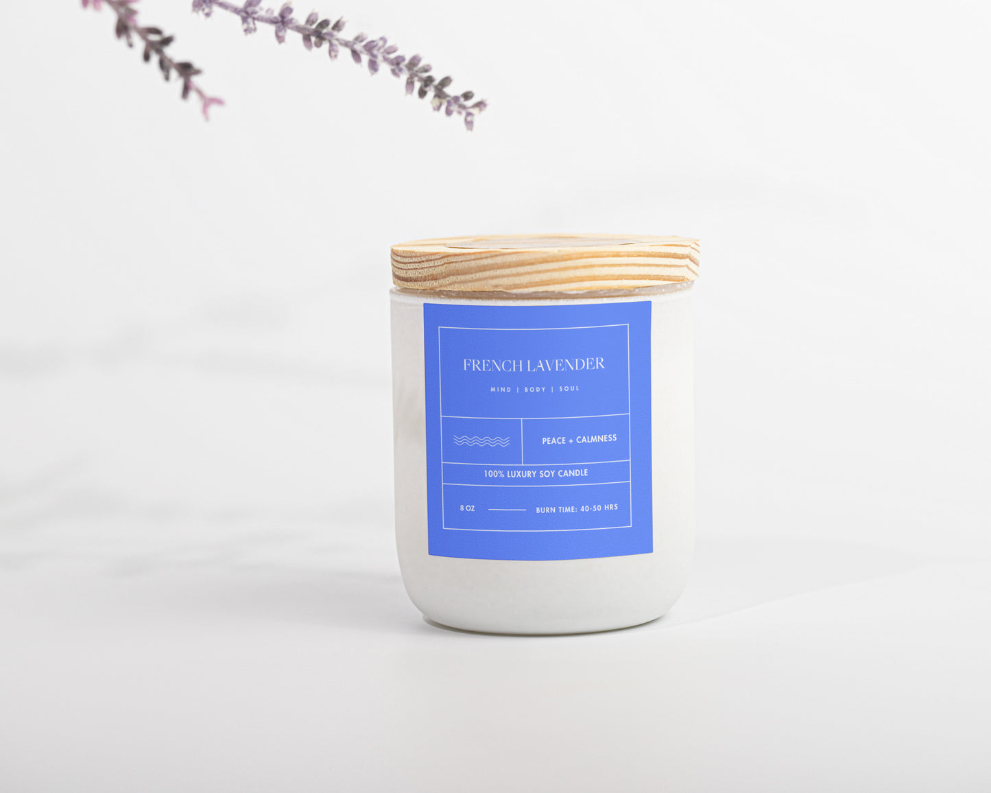 PEACE + CALMNESS SOUNDBATH SOY CANDLE