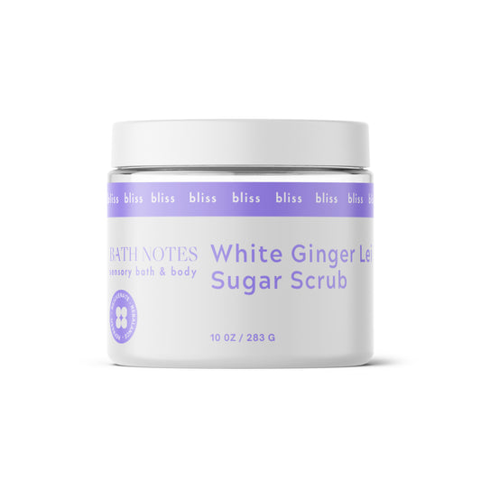 WHITE GINGER LEI FLORAL SUGAR BODY SCRUB